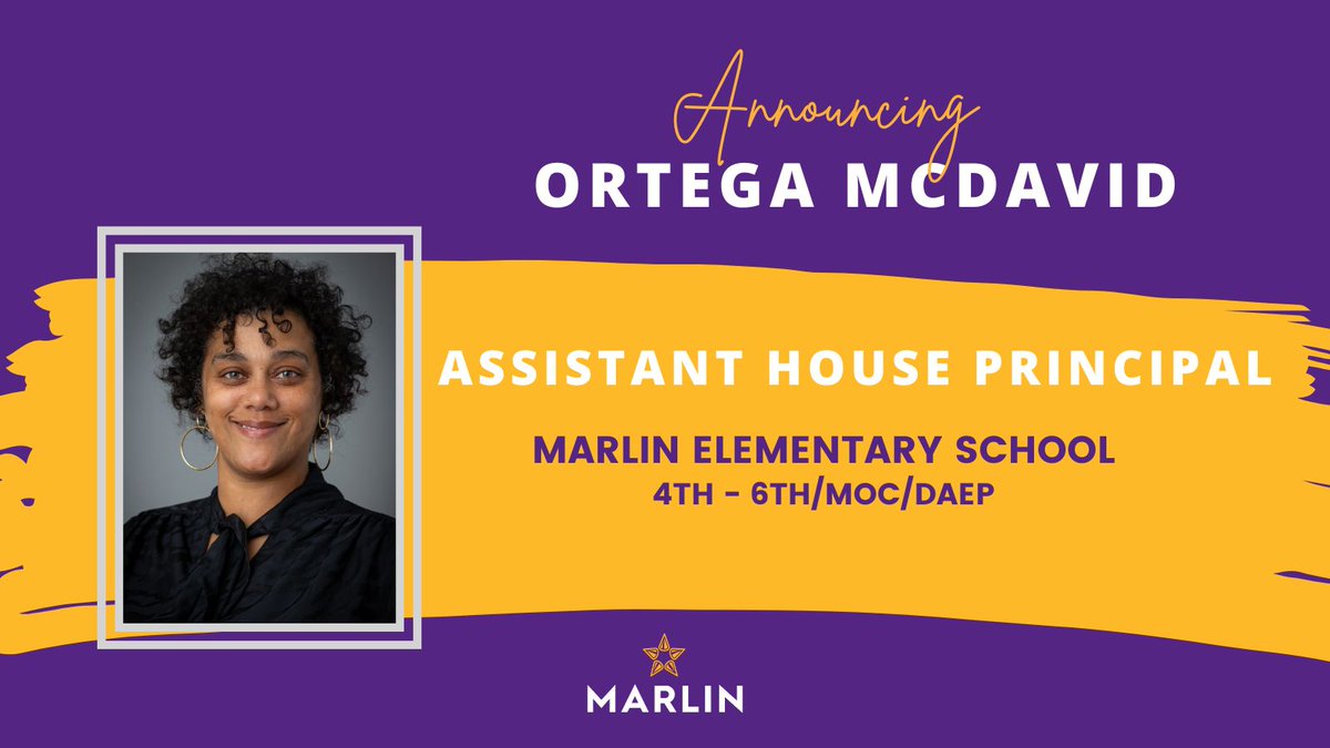 We are thrilled to announce that Ms. Ortega McDavid will be stepping into the role of 4th-6th Grade Assistant House Principal for the 2025-2026 school year!

Ms. McDavid has been an integral part of our community, currently serving as the Coor. of Student Services &amp; Assistant AD.