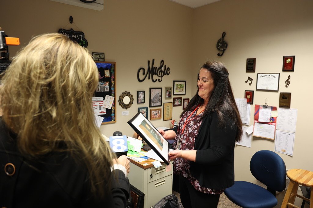 Hilton CSD (@hiltoncsd) on Twitter photo "Best is the best!" That's what Ava and Alana say about High School Music Teacher Kristina Best, and why they nominated her for a Golden Apple. Channel 8 agreed because today they showed up to surprise her! You can see the full story next Tuesday! <a href="/News_8/">News 8 WROC</a> #GoldenApple "Best is the best!" That's what Ava and Alana say about High School Music Teacher Kristina Best, and why they nominated her for a Golden Apple. Channel 8 agreed because today they showed up to surprise her! You can see the full story next Tuesday! <a href="/News_8/">News 8 WROC</a> #GoldenApple