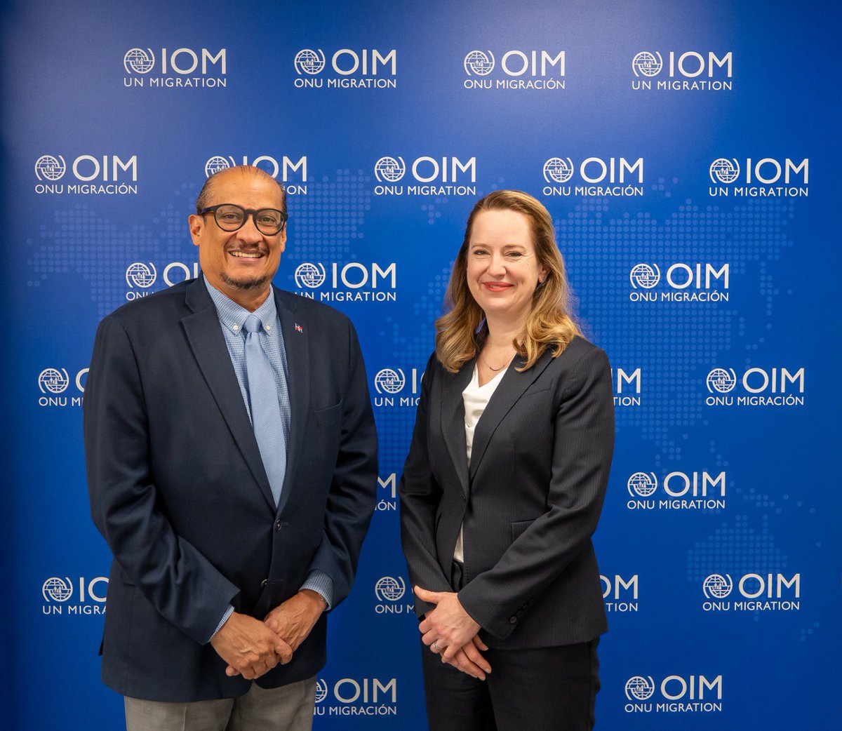 A pleasure to welcome <a href="/OgandoLora/">Ivan E. Ogando Lora</a>, new Permanent Representative of the Dominican Republic to <a href="/UNGeneva/">United Nations Geneva</a> and IOM. We look forward to furthering our partnership w/ <a href="/RDenONUGinebra/">RDenONUGinebra</a>.