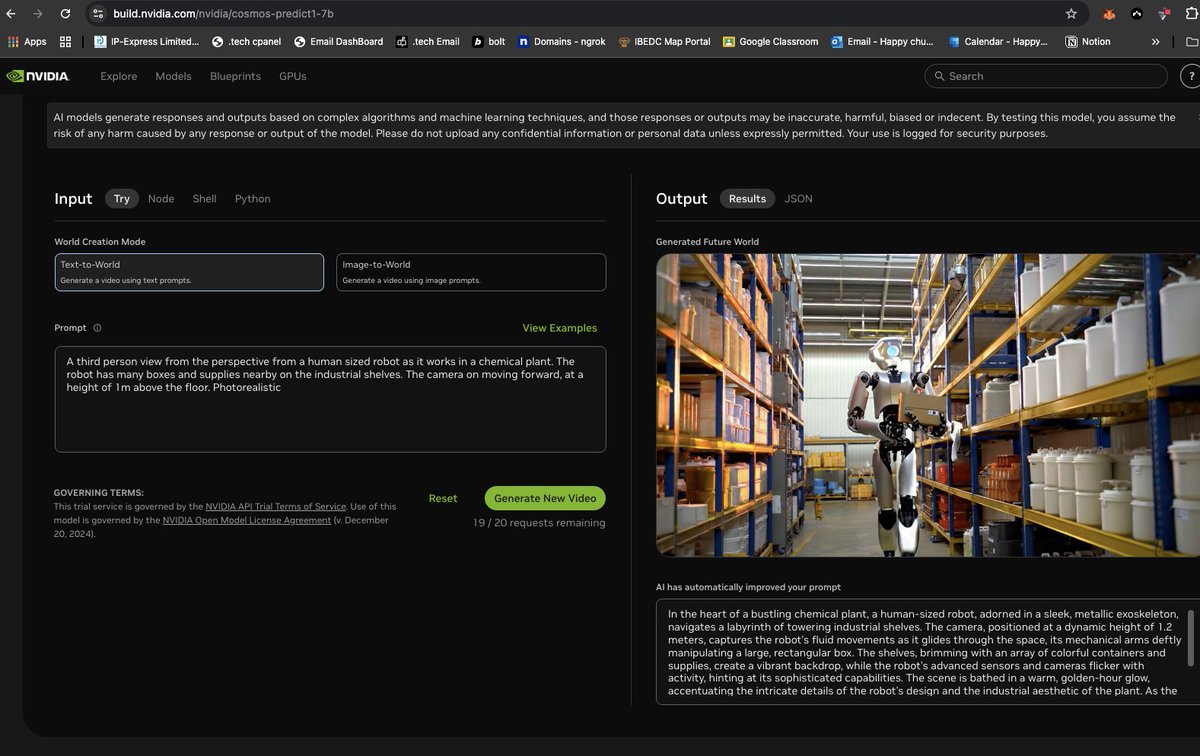 code_with_Felix's tweet image. First time trying out @NVIDIAAI &apos;s model. It&apos;s supercool. 

#ALX_AiSK
@alx_africa