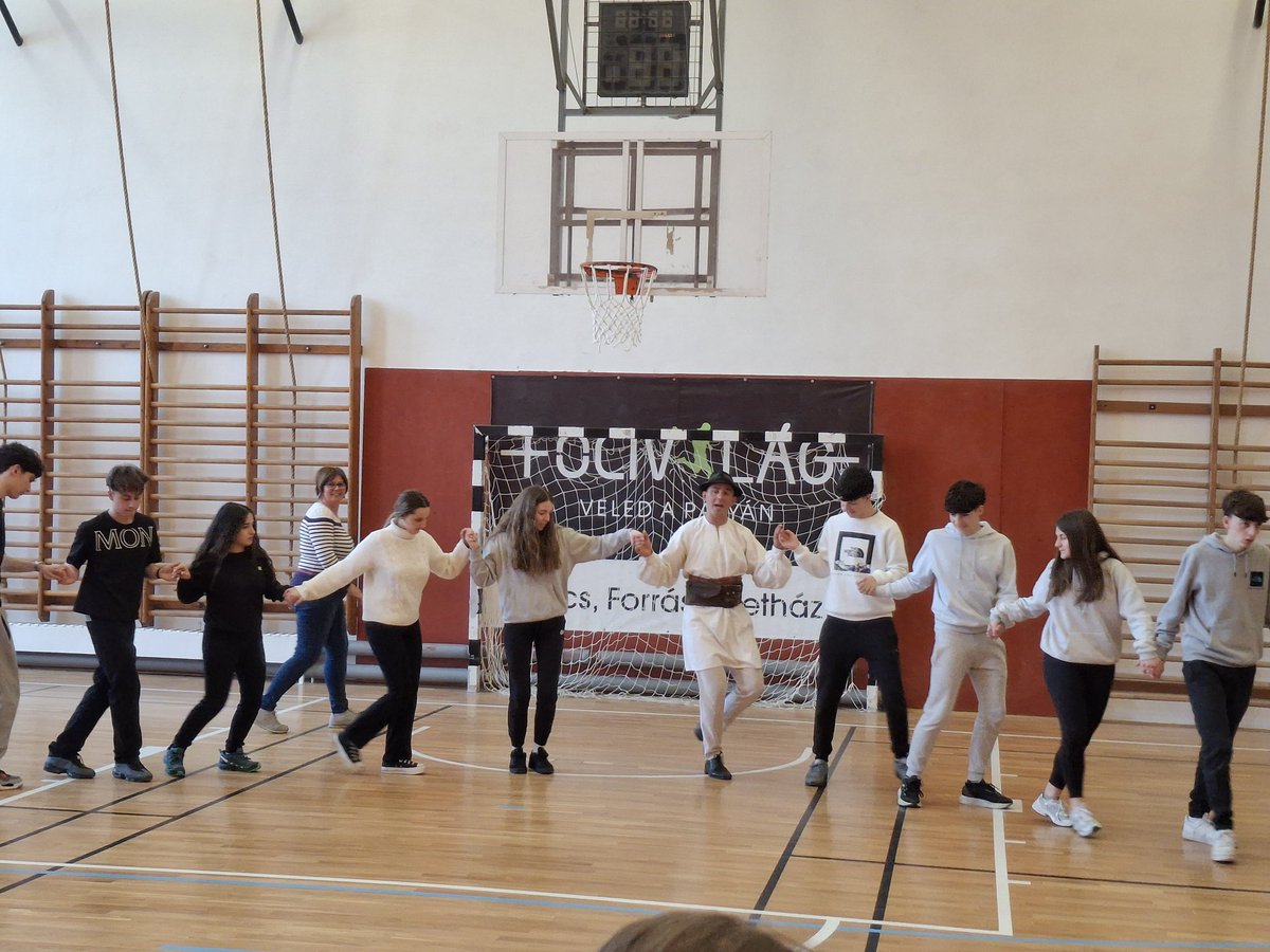 DAY 3. SCHOOL DAY.  We have started the day doing sports. Then we have had an English lesson and we have finished enjoying Hungarian traditional dances. CSEREPKA SHOOL is fun!!
<a href="/sepiegob/">SEPIE</a> <a href="/Erasmus_Project/">Erasmus+ Projects</a> <a href="/EUErasmusPlus/">Erasmus+</a> <a href="/MacHerran/">MacHerran</a> <a href="/bn_europa/">BN Europa</a> 
#erasmusplus #herranmusPecsApr25 #pecs