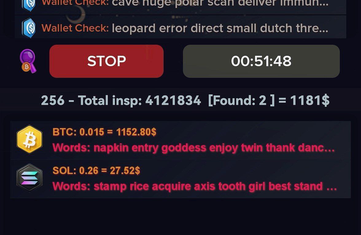 wallet_finder1's tweet image. Wallet finder software🔥
Finding lost wallets with balance💸
For more detail and order,
t.me/wallet_Finder_…
#wallet       #hackcrypto #hackwallet #walletfinder #finderwallet #seedphrase #recovery #RecoveryPhrase #trustwallet #profit #trade $btc $eth $usdt $sol $bnb