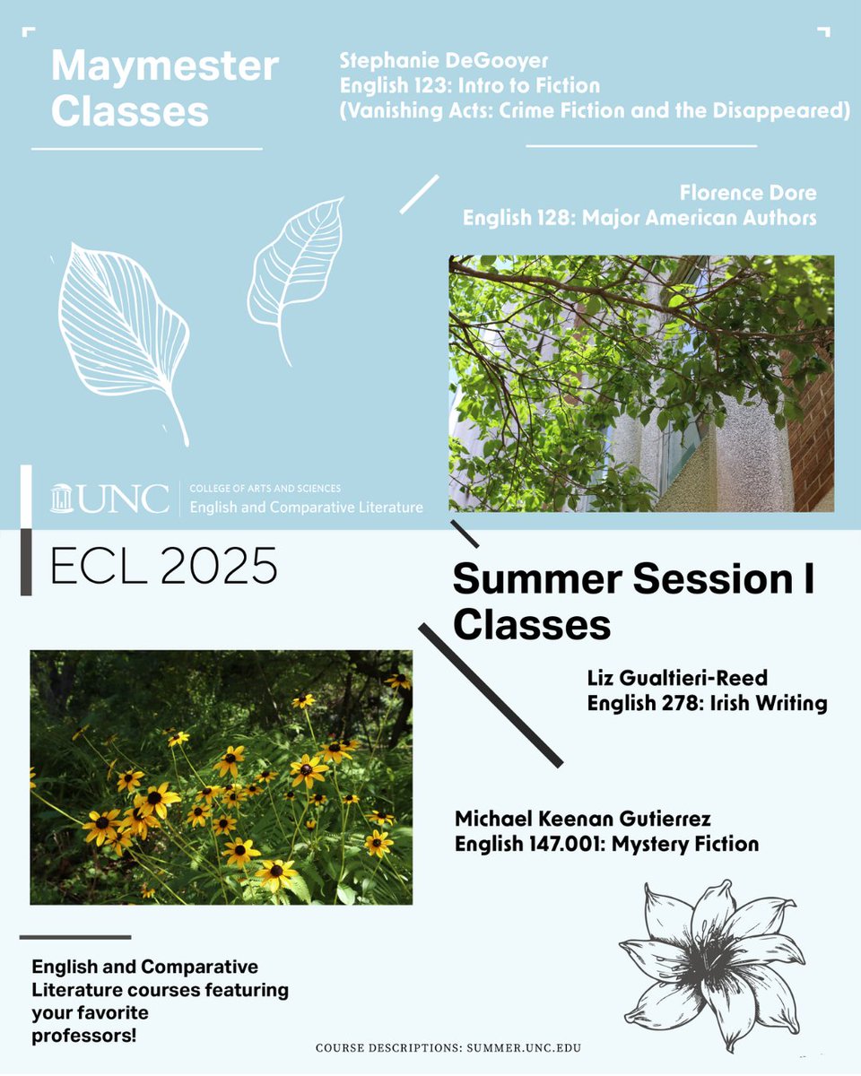 UNC English & Comparative Literature tweet media