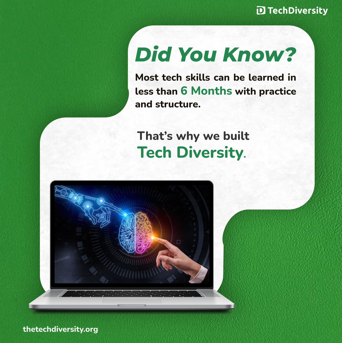 thetechdiversit's tweet image. Most tech skills can be learned in less than 6 monthsโwith practice and structure.
Thatโs why we built TDN. ๐
๐ Click the link to sign up!
thetechdiversity.org
#fasttracklearning #TechDiversity5.0 #techdiversitynigeria #instincthub #techforall #learntech #upskillnow