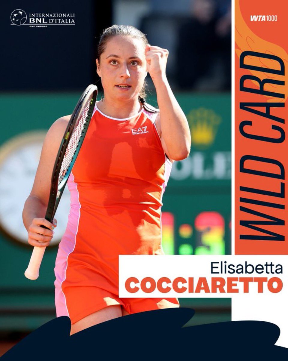 mondosportivo_'s tweet photo. Ufficializzate 6 delle 8 Wild Card per il tabellone principale del WTA 1000 di Roma, che vanno ad Elisabetta #Cocciaretto, Lucrezia #Stefanini, Sara #Errani, Nuria #Brancaccio, Giorgia #Pedone e Tyra Grant. Le altre 2 WC verranno assegnate tramite le pre-quali https://t.co/UR5S3dfHGe