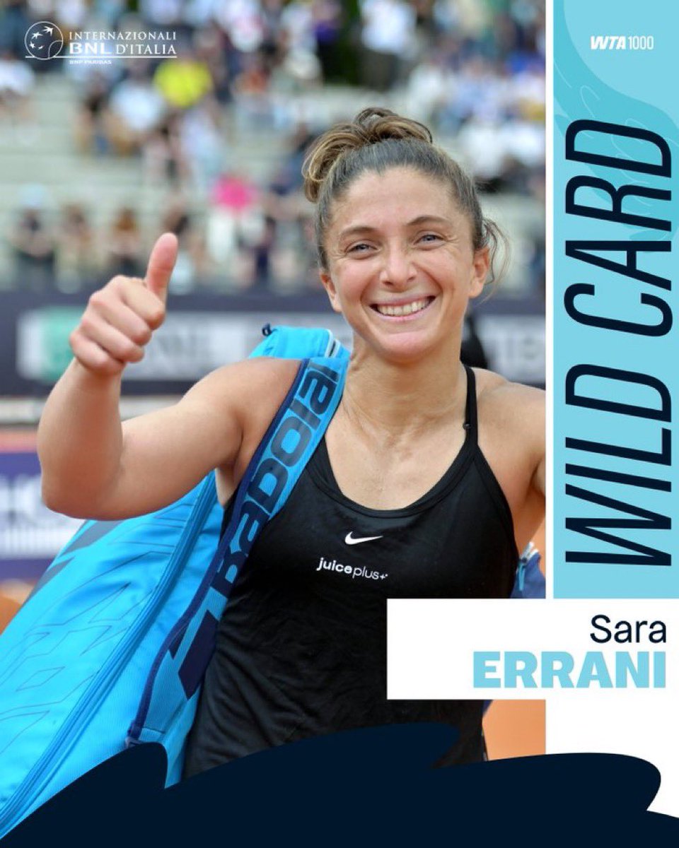 mondosportivo_'s tweet photo. Ufficializzate 6 delle 8 Wild Card per il tabellone principale del WTA 1000 di Roma, che vanno ad Elisabetta #Cocciaretto, Lucrezia #Stefanini, Sara #Errani, Nuria #Brancaccio, Giorgia #Pedone e Tyra Grant. Le altre 2 WC verranno assegnate tramite le pre-quali https://t.co/UR5S3dfHGe