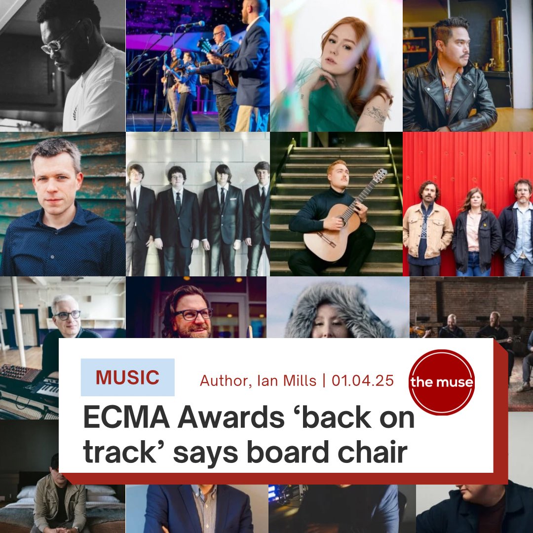 East Coast Music Association has released a statement on their upcoming awards ceremony in St. John’s, addressing the release of their CEO this past January.

Nominees include Baraka, The Irish Descendents, Rachel Cousins, Zay Nova, and Florian Hoefner.

themuse.ca/ecma-awards-ba…