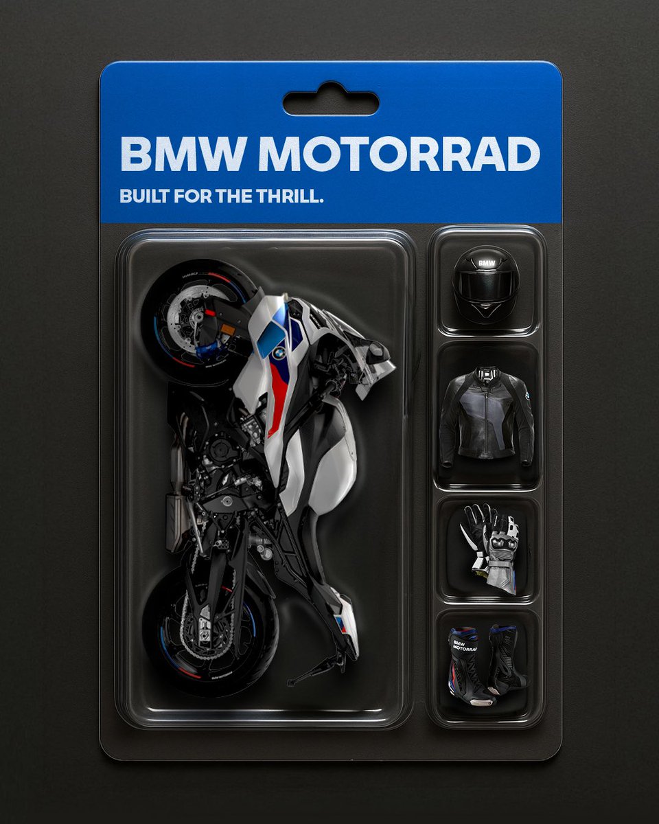Warning: Contents of this toy may cause excessive adrenaline.

Because when you have a S 1000 RR, all you want to do is tear off the pack and take off.

#MakeLifeARide #BMWMotorrad #NeverStopChallenging #S1000RR #Trend #Prompt