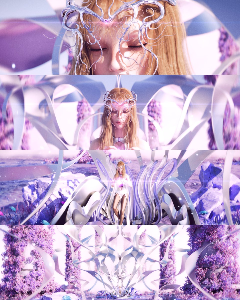 blendeered's tweet photo. stills from my latest visualizer for 'Awake' by  Izyperry 

full visualizer - link in bio

🟢 Made with @nvidiastudio drivers https://t.co/BULQT9eVSj