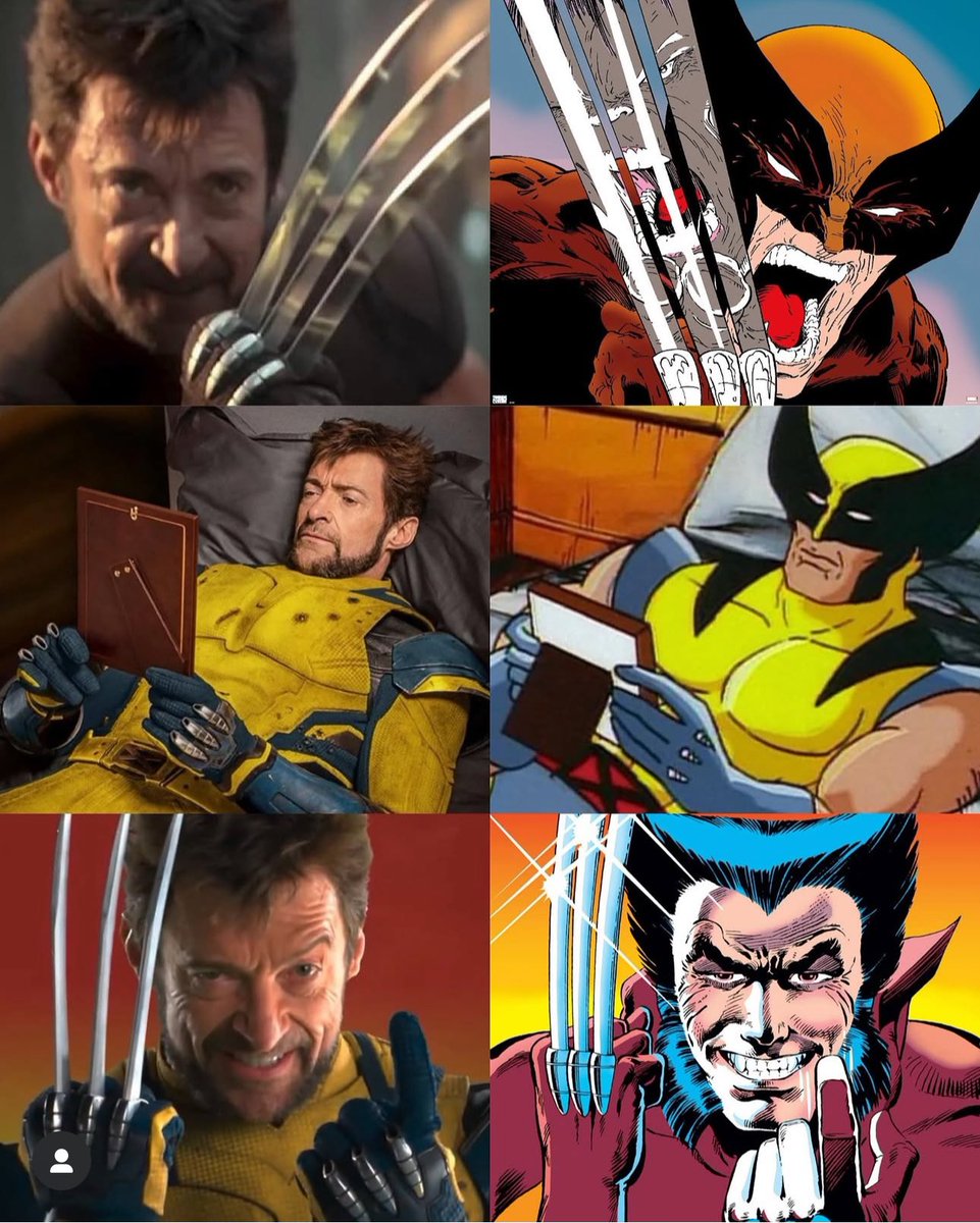 TheTopComics's tweet photo. Hugh “Referencias” Jackman https://t.co/ccpbJAUdjz