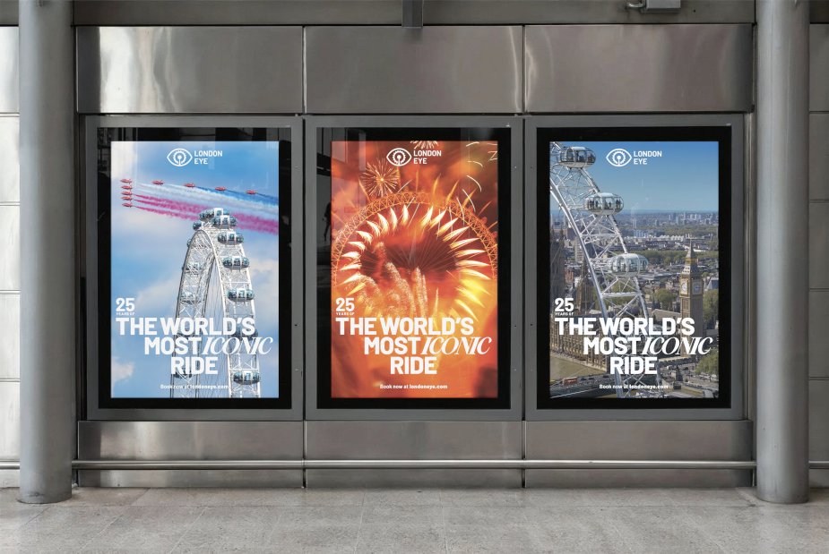Stalkr's tweet photo. The London Eye 25 year celebrations continue with an extensive OOH campaign featuring more memorable moments from the iconic landmark’s history. 

Client: @TheLondonEye
Agency: moderncitizens
Creative Footage Sourcing: @stalkr https://t.co/2wEbr6BbU6