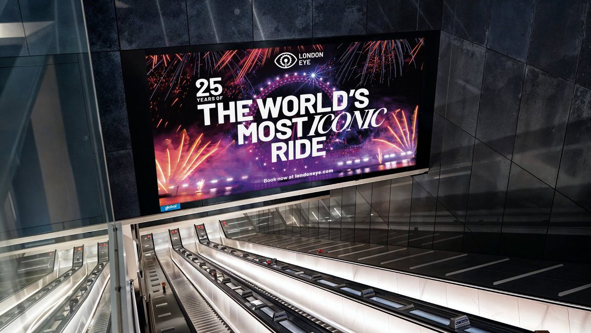 Stalkr's tweet photo. The London Eye 25 year celebrations continue with an extensive OOH campaign featuring more memorable moments from the iconic landmark’s history. 

Client: @TheLondonEye
Agency: moderncitizens
Creative Footage Sourcing: @stalkr https://t.co/2wEbr6BbU6
