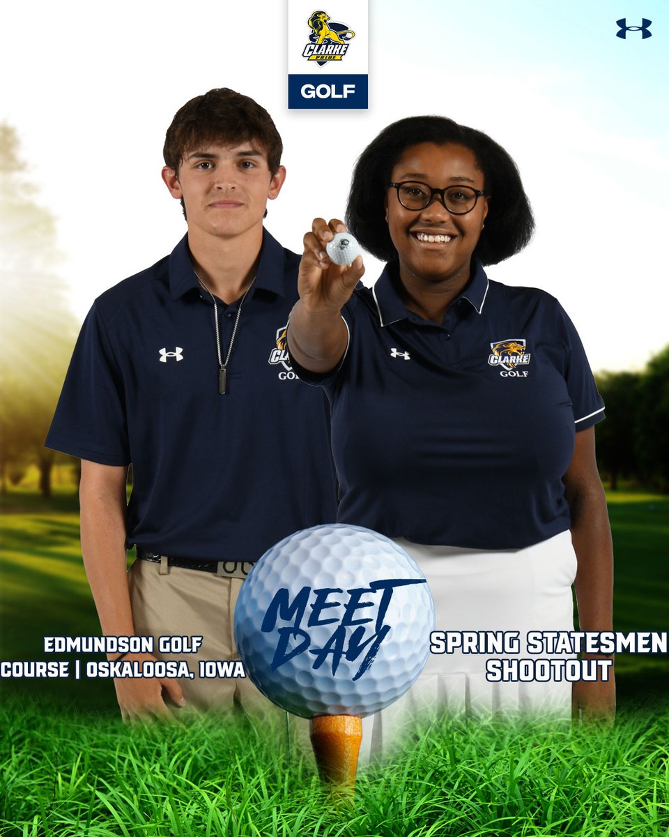 ClarkePrideGolf's tweet photo. The Pride men continue their road trip as their joined by the women's team for their 1st spring tournament of 2025 at the Spring Statesmen Shootout!

#ClarkePride https://t.co/O1SNO5LWFa