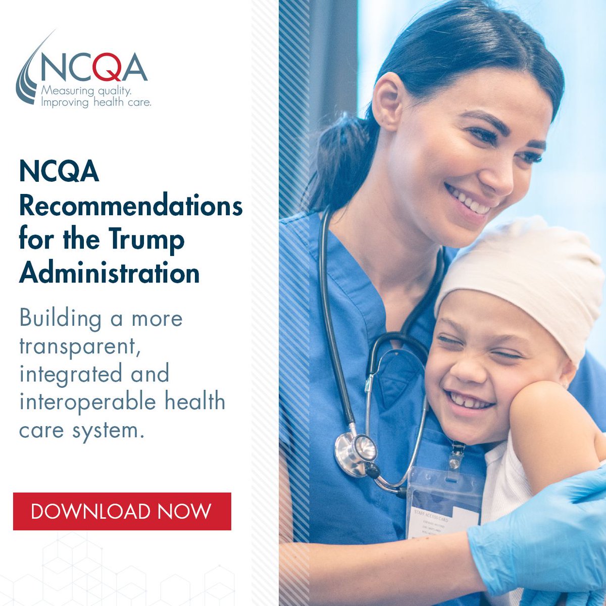 NCQA's tweet photo. #NCQA's recommendations for the Trump Administration outline a vision for evolving #QualityMeasurement to support patient-driven, cost-effective, integrated care. Read our full recommendations here: https://t.co/f8tuEgIcyW

#HealthCareReform #HealthCareInnovation https://t.co/YKGUAgfTcW