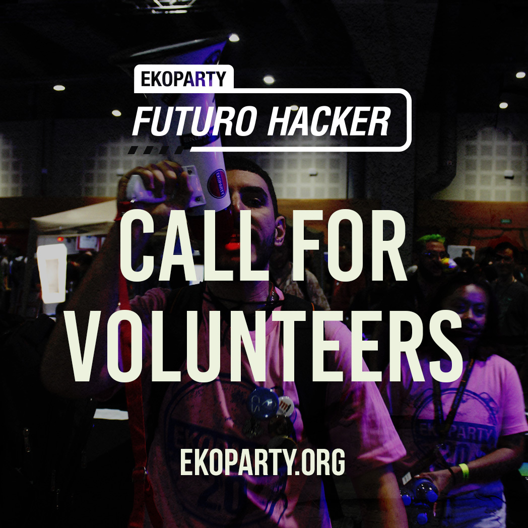 Ekoparty | Hacking everything (@ekoparty) on Twitter photo 🌎 🚍 Futuro Hacker Mendoza: ¡Convocatoria abierta!
Este año, seguimos trabajando en nuestra misión de llevar el hacking a nuevas generaciones por diferentes puntos del país a través de Futuro Hacker, en conjunto con <a href="/hackthebox_eu/">Hack The Box</a>. 🚀
📍 El proyecto va a estar llegando a 🌎 🚍 Futuro Hacker Mendoza: ¡Convocatoria abierta!
Este año, seguimos trabajando en nuestra misión de llevar el hacking a nuevas generaciones por diferentes puntos del país a través de Futuro Hacker, en conjunto con <a href="/hackthebox_eu/">Hack The Box</a>. 🚀
📍 El proyecto va a estar llegando a
