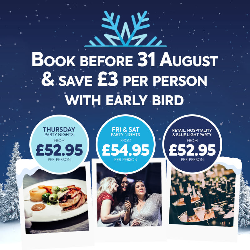 EdgbastonEvents's tweet photo. 𝗕𝗼𝗼𝗸 𝗲𝗮𝗿𝗹𝘆 &amp; 𝘀𝗮𝘃𝗲 🎁

Get the party started early this year and book your 2025 Christmas Party at Edgbaston online and save with our 𝙀𝙖𝙧𝙡𝙮 𝘽𝙞𝙧𝙙 discount.

More Info ➡️ https://t.co/8LTwEUj8zD

#Edgbaston | #Christmas