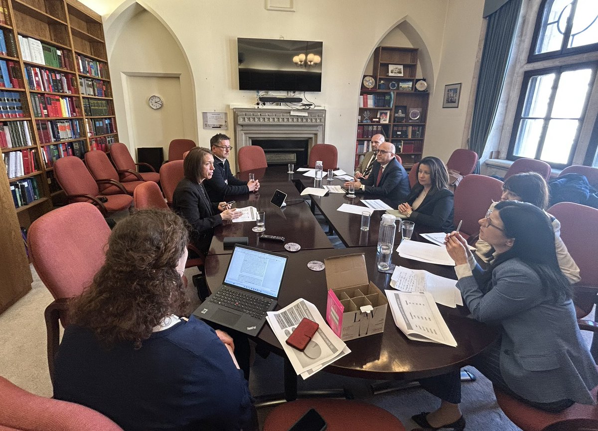 ILD_Albania's tweet photo. Very interesting sharing of experiences with the Judicial Conduct Investigations Office
on the complaints procedure and on the misconduct of judges. #HIJ๐ฆ๐ฑ #JCIO๐ฌ๐ง https://t.co/NSxvb2gvB7
