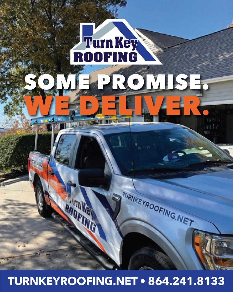 Some promise. We deliver. 🏠 

At Turn Key Roofing, we don’t just talk about quality—we prove it with every roof we install and repair. Trust our expert team for reliable, long-lasting results. ✅

TurnKeyRoofing.net

#TurnKeyRoofing #Roofing #SeeShockCity #AndersonIsMyTown
