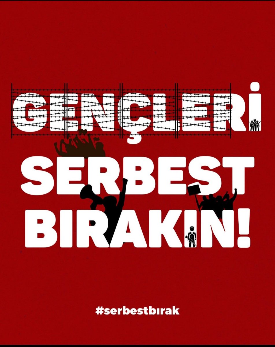 "Bütün Ümidim Gençliktedir"

Ülkemizin geleceği Gençlerimizi 

#serbestbırak
#GençleriSerbestBırakın 
#ÇocuklarıSerbestBırakın