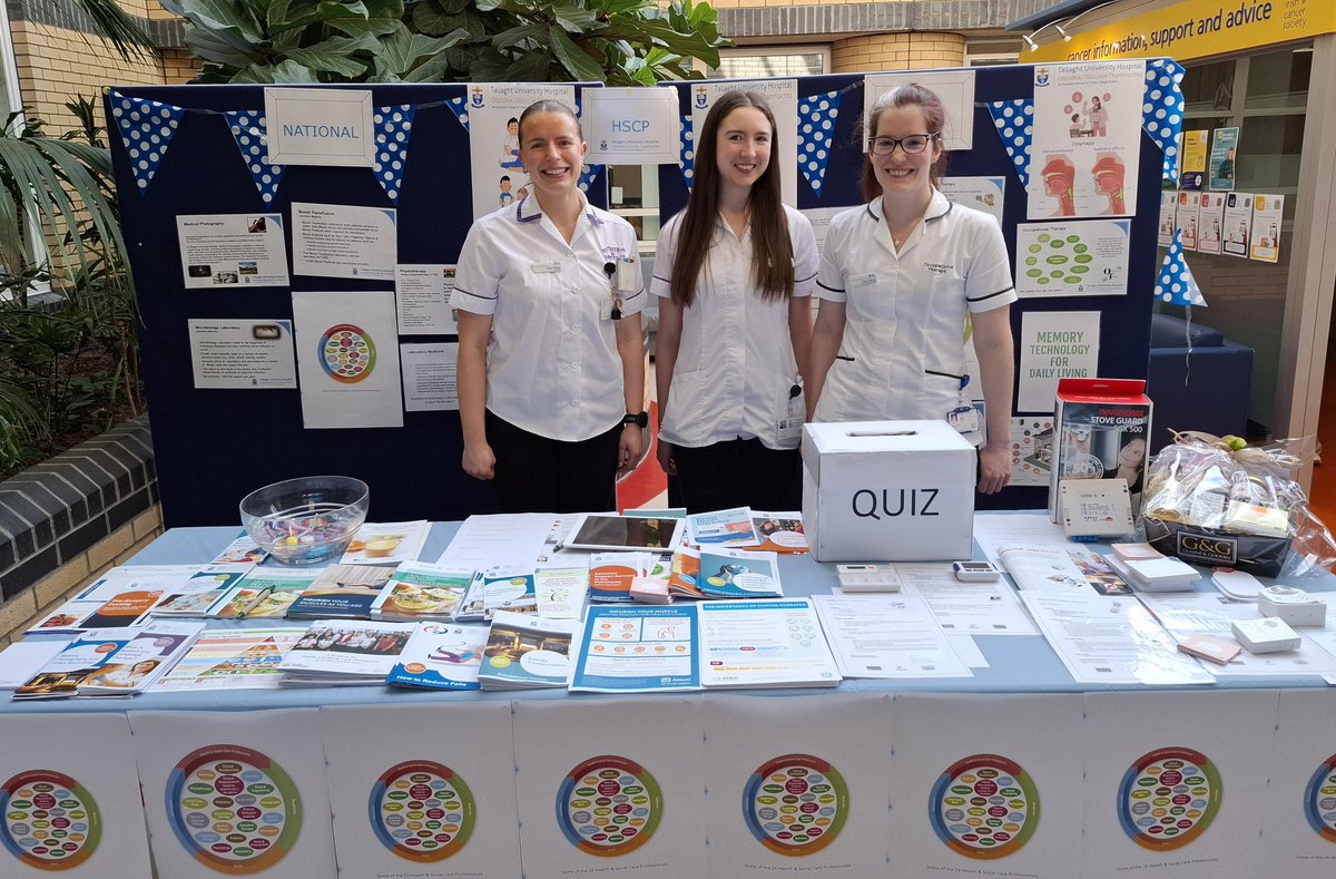 OT Department Tallaght University Hospital (@otdept_tuh) on Twitter photo Thanks to everyone for joining us for a PUN-derful HSCP Day.
And a big thanks to all of the <a href="/TUH_Tallaght/">Tallaght University Hospital (TUH)</a> OT therapists, OTAs, and students who were "willingly" photographed for our OT information posts throughout the day
#HSCPDay2025 <a href="/AOTInews/">Association of Occupational Therapists of Ireland</a> <a href="/WeHSCPs/">National HSCP Office, HSE</a> Thanks to everyone for joining us for a PUN-derful HSCP Day.
And a big thanks to all of the <a href="/TUH_Tallaght/">Tallaght University Hospital (TUH)</a> OT therapists, OTAs, and students who were "willingly" photographed for our OT information posts throughout the day
#HSCPDay2025 <a href="/AOTInews/">Association of Occupational Therapists of Ireland</a> <a href="/WeHSCPs/">National HSCP Office, HSE</a>