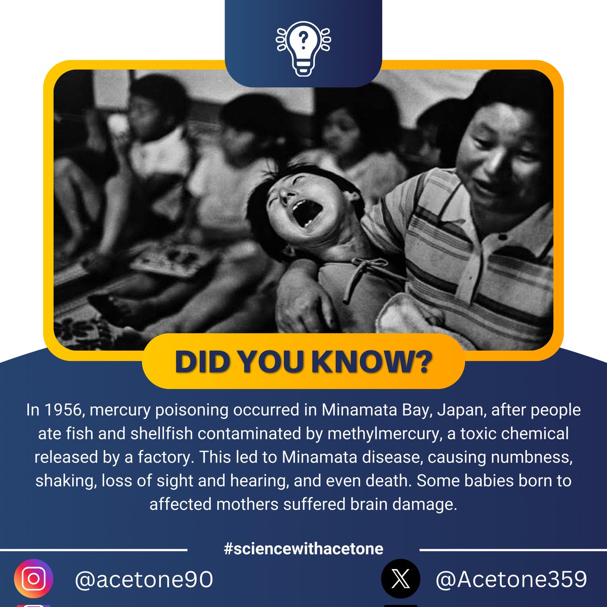 Acetone359's tweet photo. #EnvironmentalScience #EnvironmentalPollution #MercuryPoisoning #MinamataBay #ScienceWithAcetone https://t.co/ZnOrpAdZNR