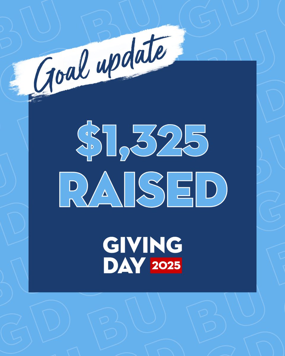 Giving Day is TODAY! We currently have 11 donors and $1,325 raised. Thank you to all of our donors! 

There are only 15 hours left! If you would like to donate, click the link in our bio.
