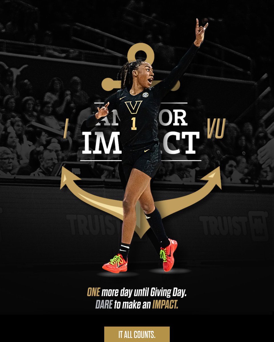 Anchor Impact (@anchorimpact) on Twitter photo Giving day is coming...
How committed is #Vanderbilt to NIL? It's a featured, priority item on Giving Day. โโฌ๏ธ
givecampus.com/schools/Vanderโฆ Giving day is coming...
How committed is #Vanderbilt to NIL? It's a featured, priority item on Giving Day. โโฌ๏ธ
givecampus.com/schools/Vanderโฆ