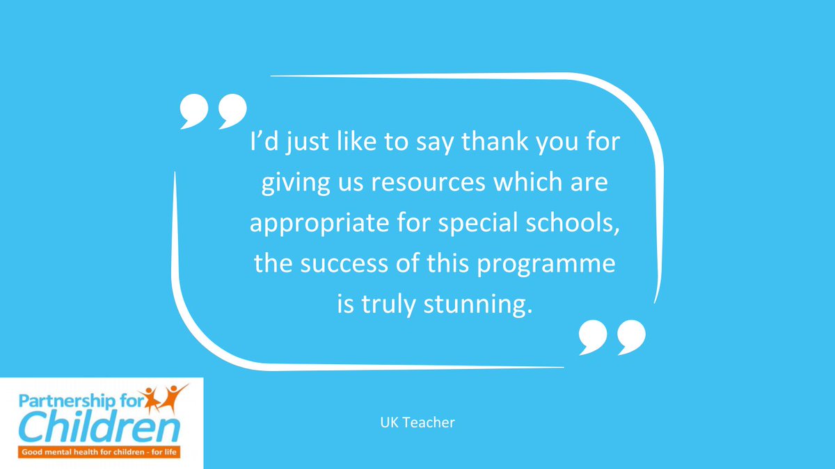 🌈 Zippy’s Friends for Pupils with Special Needs helps 6–16 yr olds build coping, emotional &amp; social skills.

Co-designed with special schools, using visual supports &amp; adaptable activities.
👉 buff.ly/bBfcUSD
📩 liz.bowles@partnershipforchildren.org.uk
