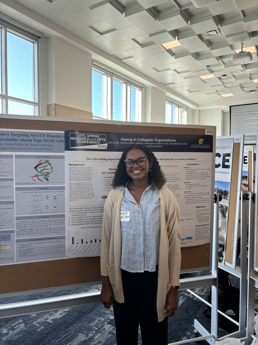GoMocsVB's tweet photo. A special shoutout to our girl @marcellebaez who presented her research this morning at the UTC Spring Research Symposium!

#GoMocs https://t.co/hplbRb0oxo