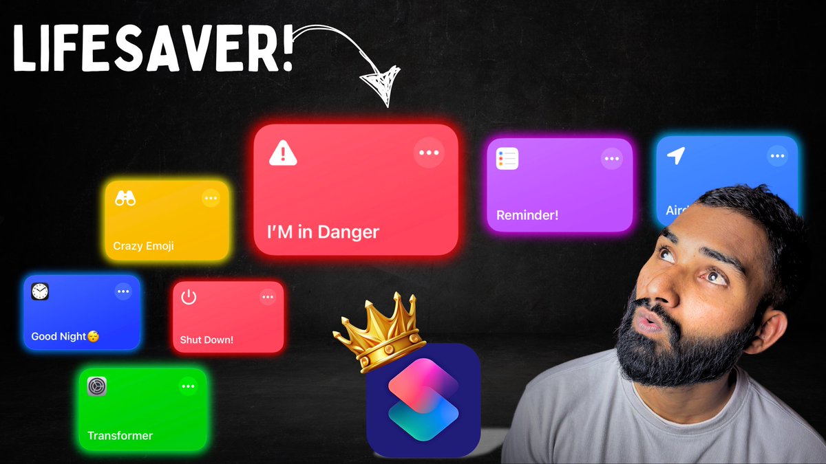 TechnicalBeardo's tweet photo. 5 Secret iPhone Shortcuts That Automate Your Whole Life - 2025 Edition
🎥
Watch Full Video: https://t.co/JU0jOMcu3W
.
.
iOS Shortcuts app is most powerful app which is not utilised to its real capacity.
Shortcuts App can literally automate so much. #shortcuts #iPhone https://t.co/z1exVeAiIp