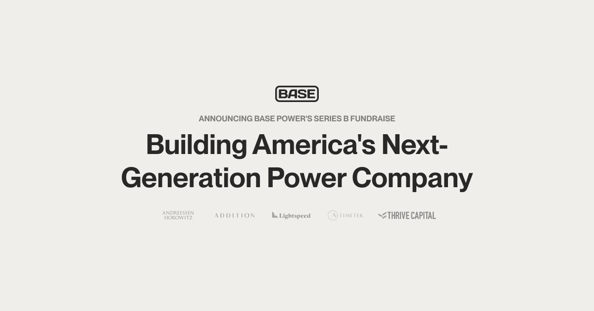 ZachBDell's tweet image. Today, we announced a $200M round led by Addition, @a16z, @lightspeedvp, and Valor, with participation from existing investors @ThriveCapital, Altimeter, Trust Ventures, and @terraincap.
Addition founder Lee Fixel will join our board alongside Antonio Gracias of Valor.