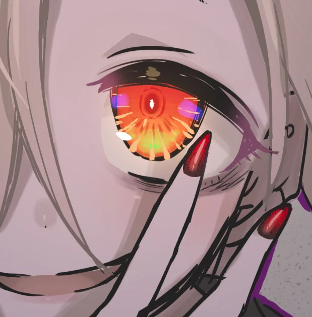 #このタグを見た人は自分の絵柄の目部分を見せる 