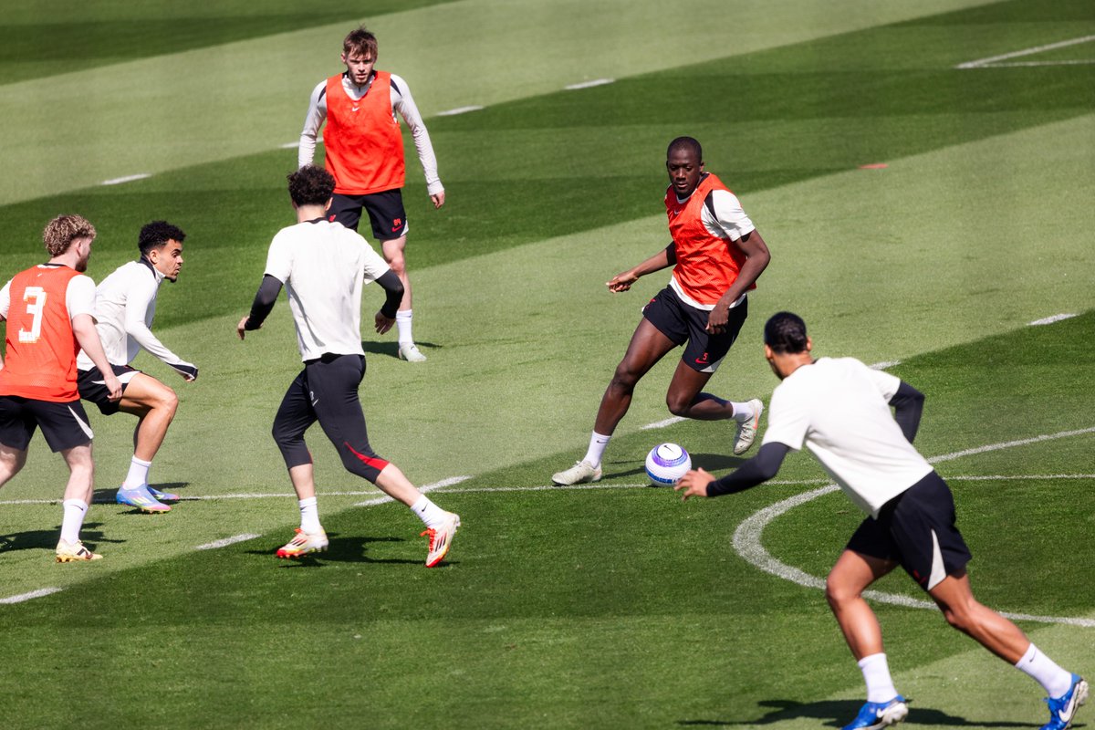 LFC's tweet photo. Training from above 🌤️ https://t.co/wqH8cJ9vpq