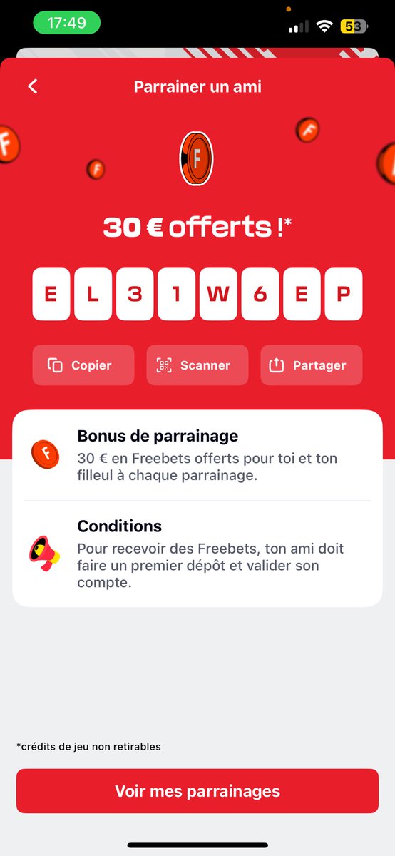 eldapronos's tweet photo. @ActuFoot_ @OptaAnalyst Petit Code de parrainage chez betclic
 pour gagner 30€ promo : EL31W6EP

Dépôt 10e mini et valider docs!!

... #TeamParieur... https://t.co/BCXAITh6Th