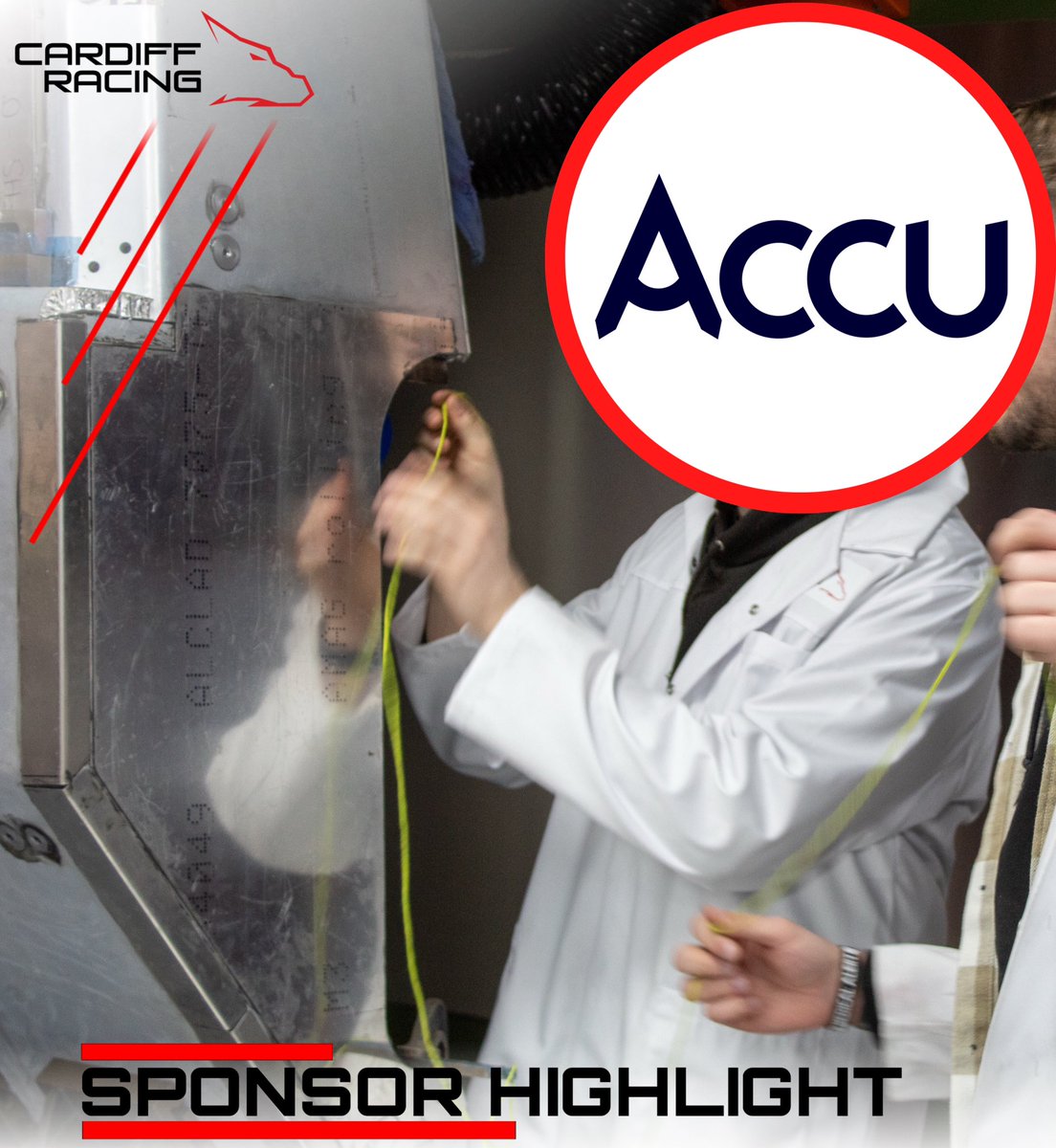 Cardiff Racing are very excited to announce a new partnership with Accu. Their sponsorship this year will provide the team with the highest quality components needed to manufacture and assemble our new race car CR21.