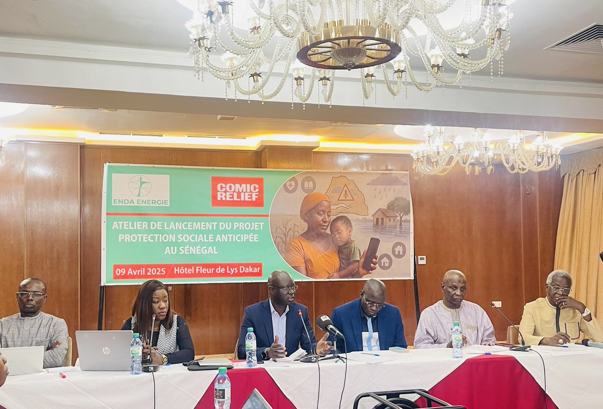 Ce 09 mars 2025 se tient l’atelier de lancement du projet « Protection sociale anticipée au Sénégal » à Dakar. Porté par <a href="/endaenergylinks/">ENDA ENERGIE</a> et <a href="/comicrelief/">Comic Relief</a> , ce projet vise à tester des solutions innovantes telles que les transferts monétaires anticipés,