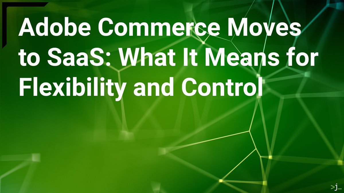 JetRails's tweet photo. @Adobe's new SaaS-based Commerce Cloud simplifies updates, but what about flexibility?
You shouldn't have to give up control to innovate.
Our POV → https://t.co/5mXnbbrLkF
Your thoughts?
#Magento
#AdobeCommerce
#AdobeSummit2025
#MagentoHosting
#eCommerceHosting https://t.co/l7TSWfVK0h