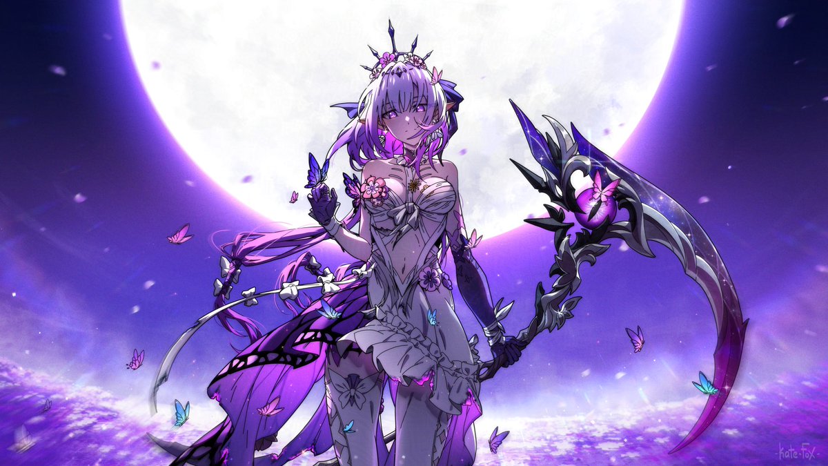 Kate__Fox's tweet image. Wallpaper with 🦋
#Castorice🦋 #HonkaiStarRail #キャストリス