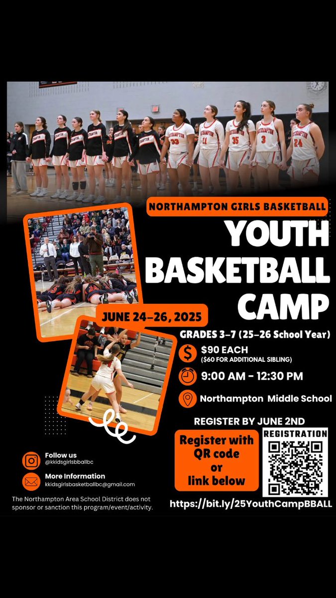 Our youth camp is coming back this summer! Sign up information is below!