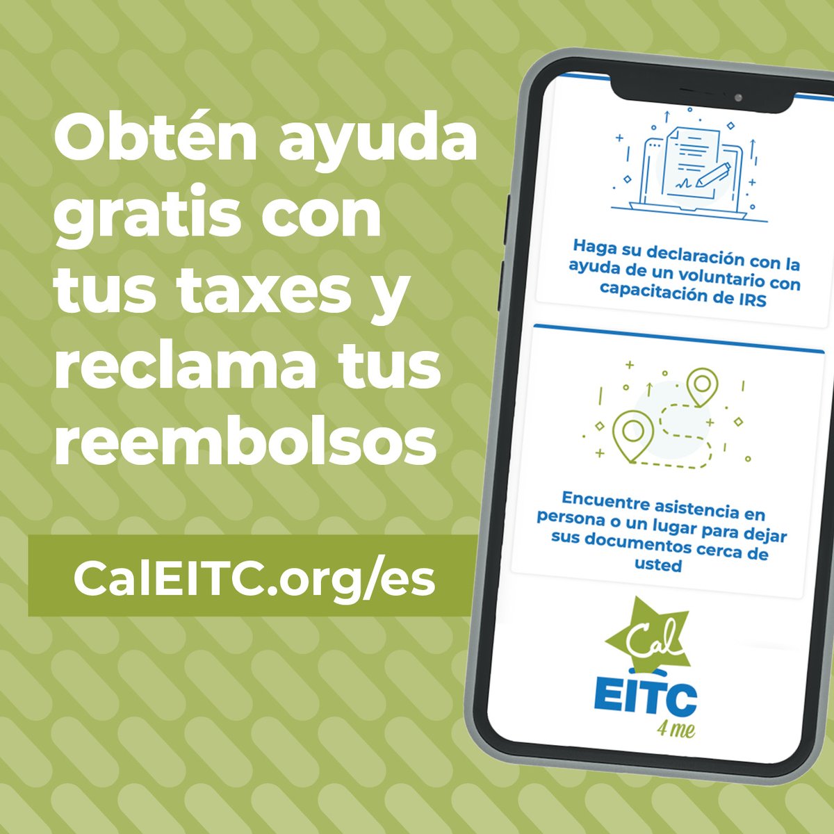 Obtén herramientas gratis, una calculadora de reembolsos en los taxes y ayuda de expertos: ¡todo en un mismo lugar! Visita CalEITC.org/es para ver si calificas y reclama los reembolsos que mereces. #ReembolsosTaxes #CalEITC