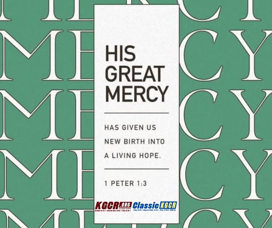 Your #GoodNewsVerse today comes from 1 Peter 1:3
"Praise be to the God and Father of our Lord Jesus Christ! In his great mercy he has given us new birth into a living hope through the resurrection of Jesus Christ from the dead."