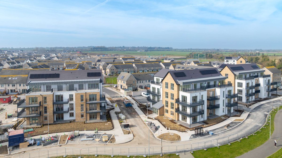 gemconstruction's tweet photo. 🏗 We're excited to share the latest images of Millers Glen, a residential development of 99 high quality apartments in Swords, Co. Dublin, for our repeat clients, Gannon Homes Ltd.
 
#HousingForAll #IrishConstruction #Dublin https://t.co/q21EGibqMX