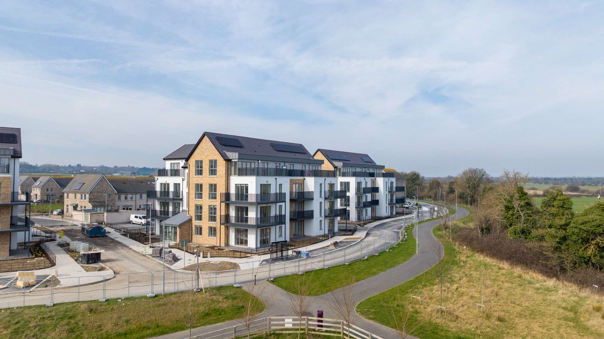 gemconstruction's tweet photo. 🏗 We're excited to share the latest images of Millers Glen, a residential development of 99 high quality apartments in Swords, Co. Dublin, for our repeat clients, Gannon Homes Ltd.
 
#HousingForAll #IrishConstruction #Dublin https://t.co/q21EGibqMX