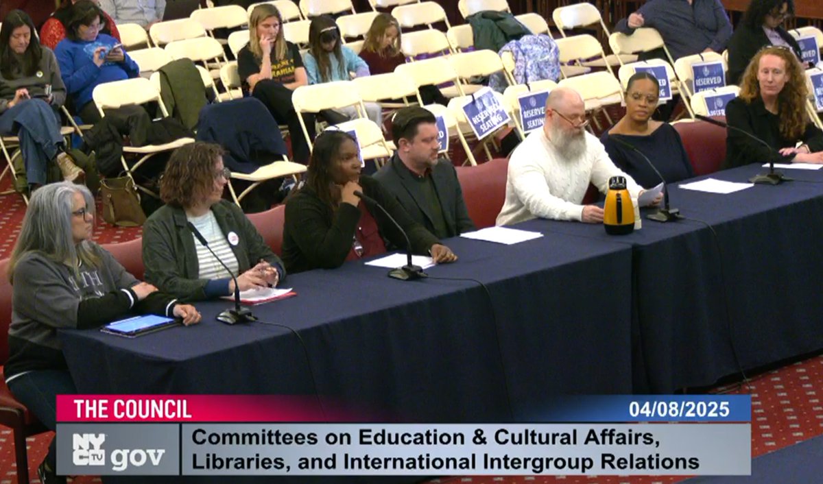 Yesterday we gave testimony at a NYC Council joint oversight hearing to call on the city to include vital arts and music education funding in this year's budget. Thank you to <a href="/RitaJosephNYC/">Rita Joseph</a> and <a href="/CMCarlinaRivera/">NYC Council Member Carlina Rivera</a> for your leadership and ensuring organizations like ETM are funded!