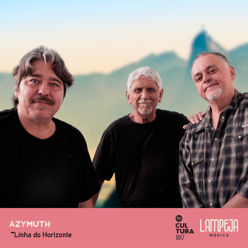 Quarta, 21h, tem #LampejaMúsica na 107.7 fmcultura.com.br ✳︎ O trio carioca #Azymuth conta a história de “Linha do Horizonte”, música composta por Paraná e Paulo Sérgio Valle, e lançada há exatos 50 anos.🦅Ouça tb na quinta, às 23h, na <a href="/radiomec/">Rádio MEC</a>. ✳︎
📷: Hélio Rodrigues