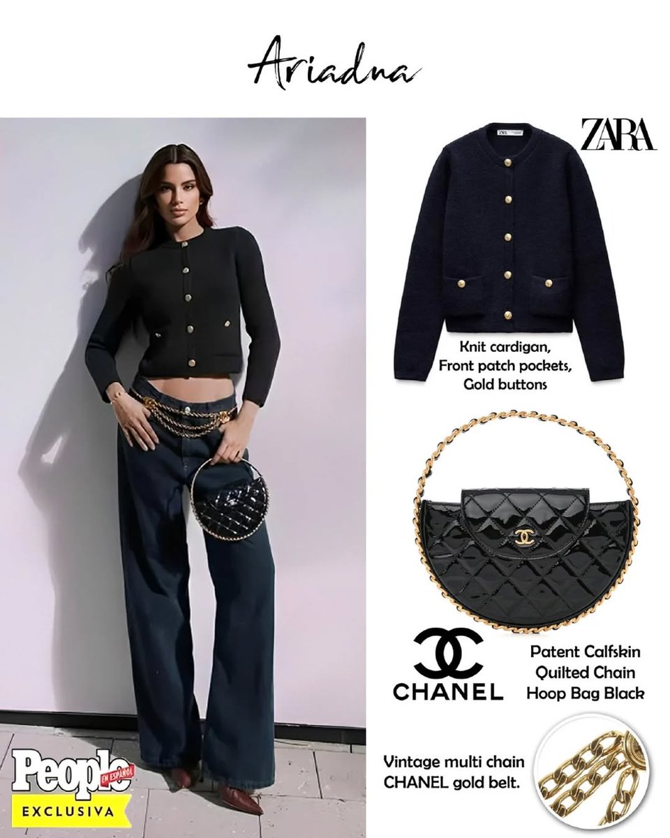 Lila_700's tweet photo. #AriadanGutierrez outfits from the past and present, #Chanel #Zara #Helsa https://t.co/ihXJz71khu