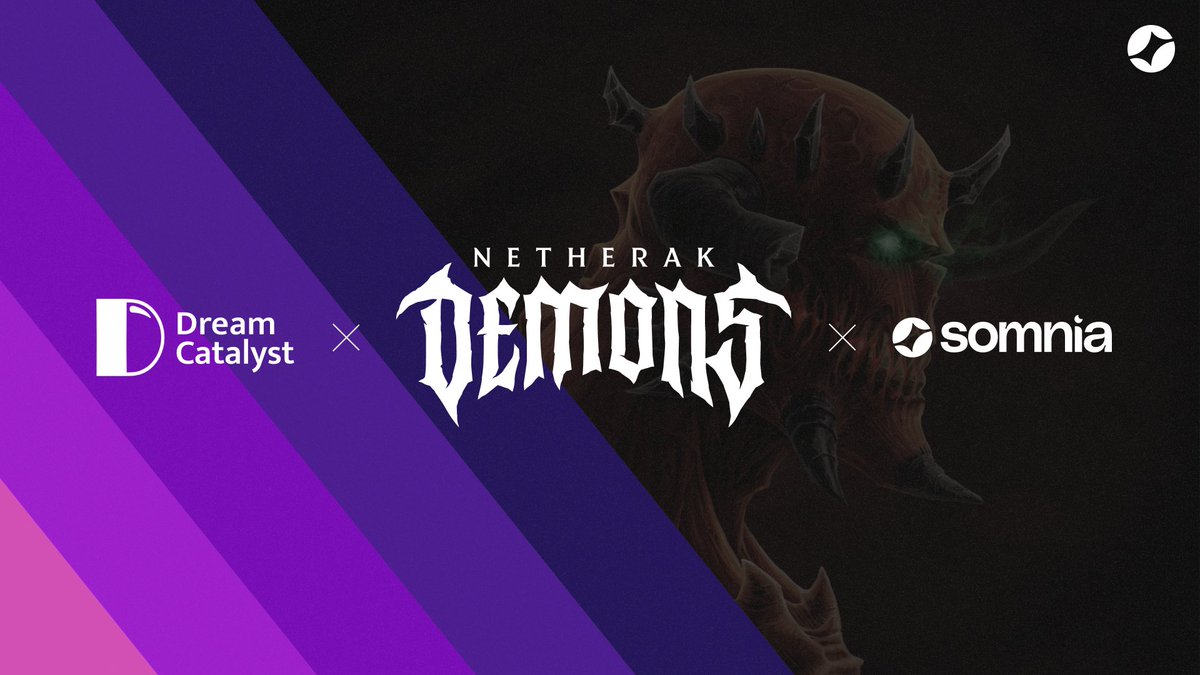 Somnia - a Fully Onchain World (@somnia_network) on Twitter photo ⚔️ <a href="/nkdemons/">Netherak Demons</a> is coming to Somnia.
A brutal dark-fantasy action RPG where FEAR, PAIN, and TEARS fuel your power.
blog.somnia.network/dark-fantasy-a…
⛓️ On-chain gear
👿 Demon customization
🛠️ Resource conquest
💀 Fight. Forge. Restore the city of Imuran.
Launching through Dream Catalyst ⚔️ <a href="/nkdemons/">Netherak Demons</a> is coming to Somnia.
A brutal dark-fantasy action RPG where FEAR, PAIN, and TEARS fuel your power.
blog.somnia.network/dark-fantasy-a…
⛓️ On-chain gear
👿 Demon customization
🛠️ Resource conquest
💀 Fight. Forge. Restore the city of Imuran.
Launching through Dream Catalyst