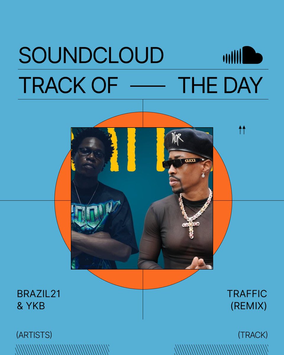 SoundCloud's tweet photo. TRACK OF THE DAY:
#Brazil21, #YKB - Traffic (Remix)
https://t.co/nNeezWuwH9 https://t.co/Z2wv72uGD6