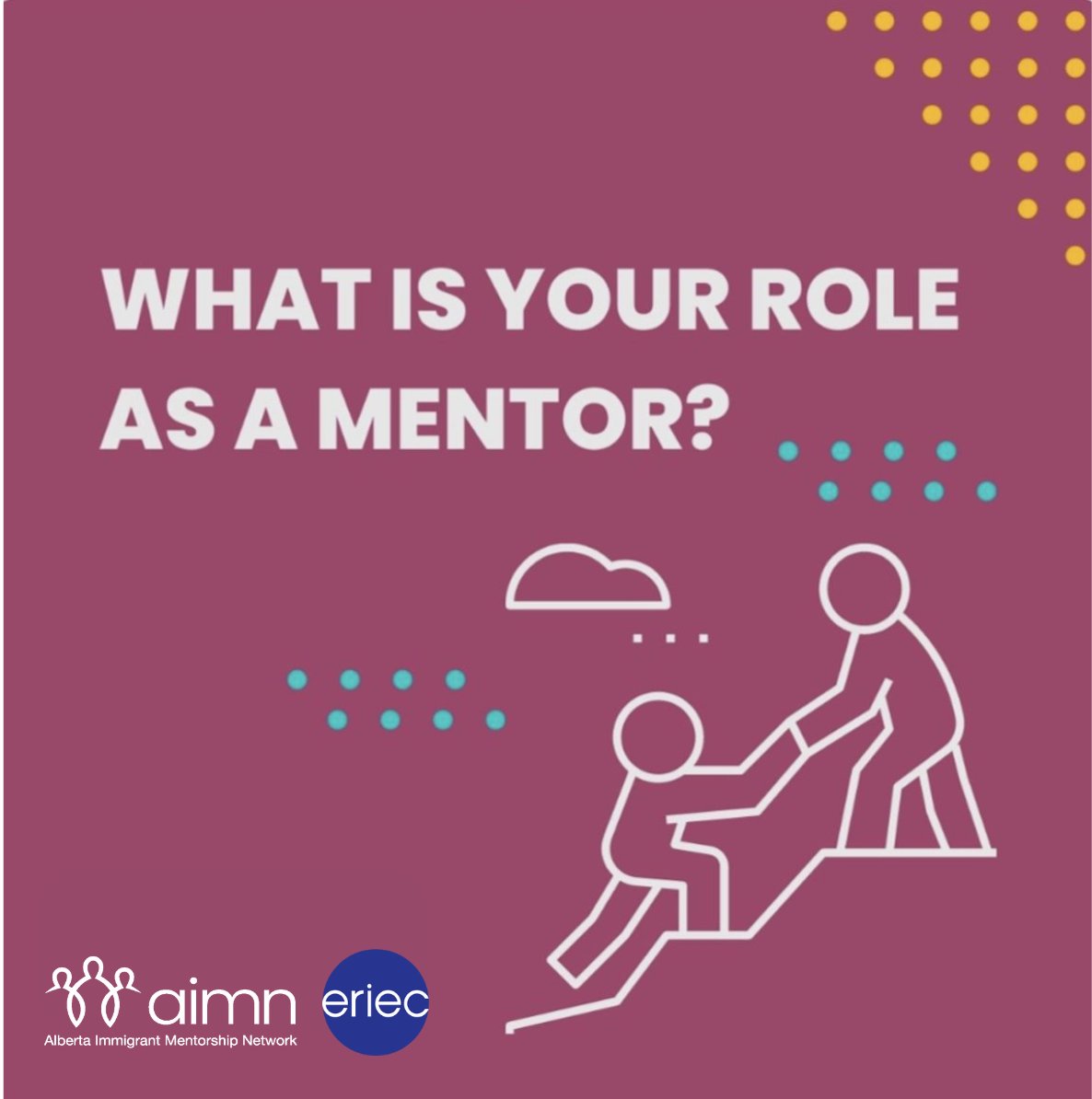 What is YOUR role as a #mentor? Learn what you are expected to do to support your mentee when you join a #mentorship program.

aimn.ca/resources/role…

#ABMentorship #MentorandMentee