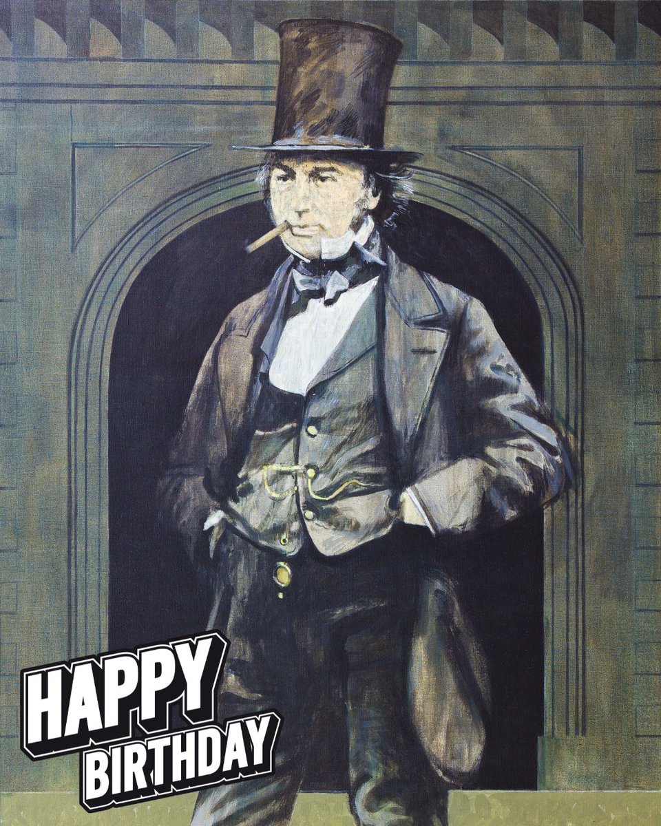 steam_museum's tweet photo. 🎉 Celebrate Brunel's #birthday today! Born in 1806, he revolutionized engineering. Check out our newest acquisition: a 1978 painting by Bryan Organ, based on Robert Howlett's iconic photo of #Brunel. Generously donated by the @BrunelMuseum 
#EngineeringLegend https://t.co/XSSM65knx7